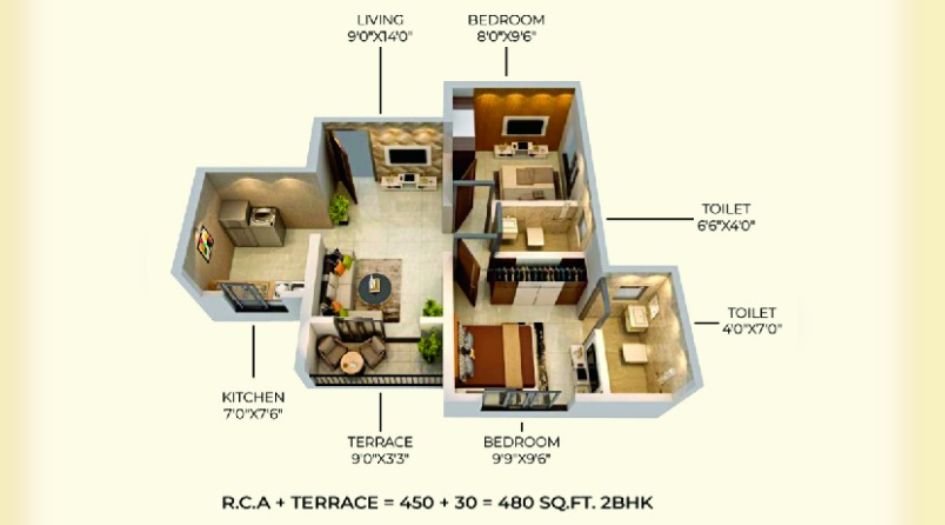 Balaji-Dombivli-Hotspot-2BHK-480sqft-unit-plan